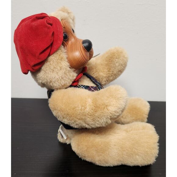 Vintage Robert Raikes Original "54191 Papa Bear" Wooden Face Doll w/ tags - Picture 2 of 11